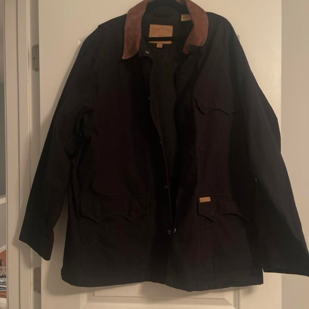 Powder Men's Black and Navy Jacket